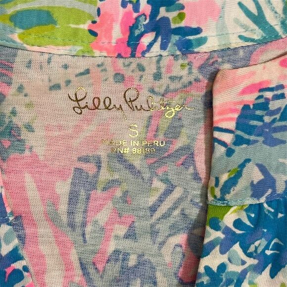 Lilly Pulitzer Ross Shift Dress Fished My Wish Size S - Picture 4 of 7